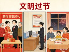 中经评论:“三件套”引领文明过节新潮流