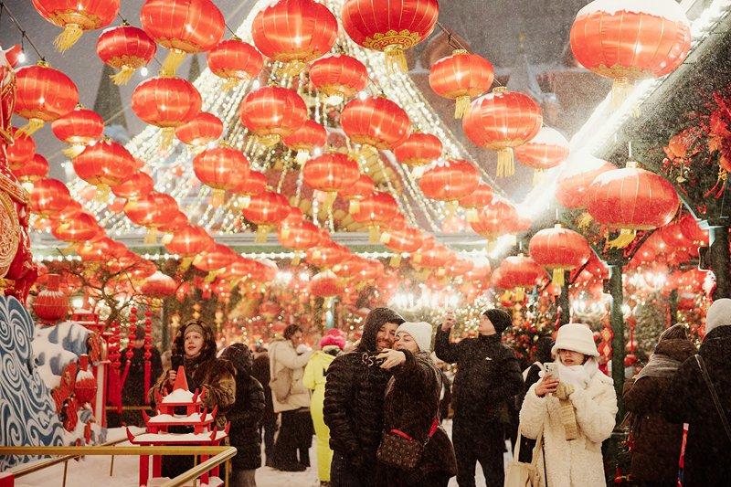 2026莫斯科“欢乐春节”活动拉开帷幕。莫斯科市旅游委供图